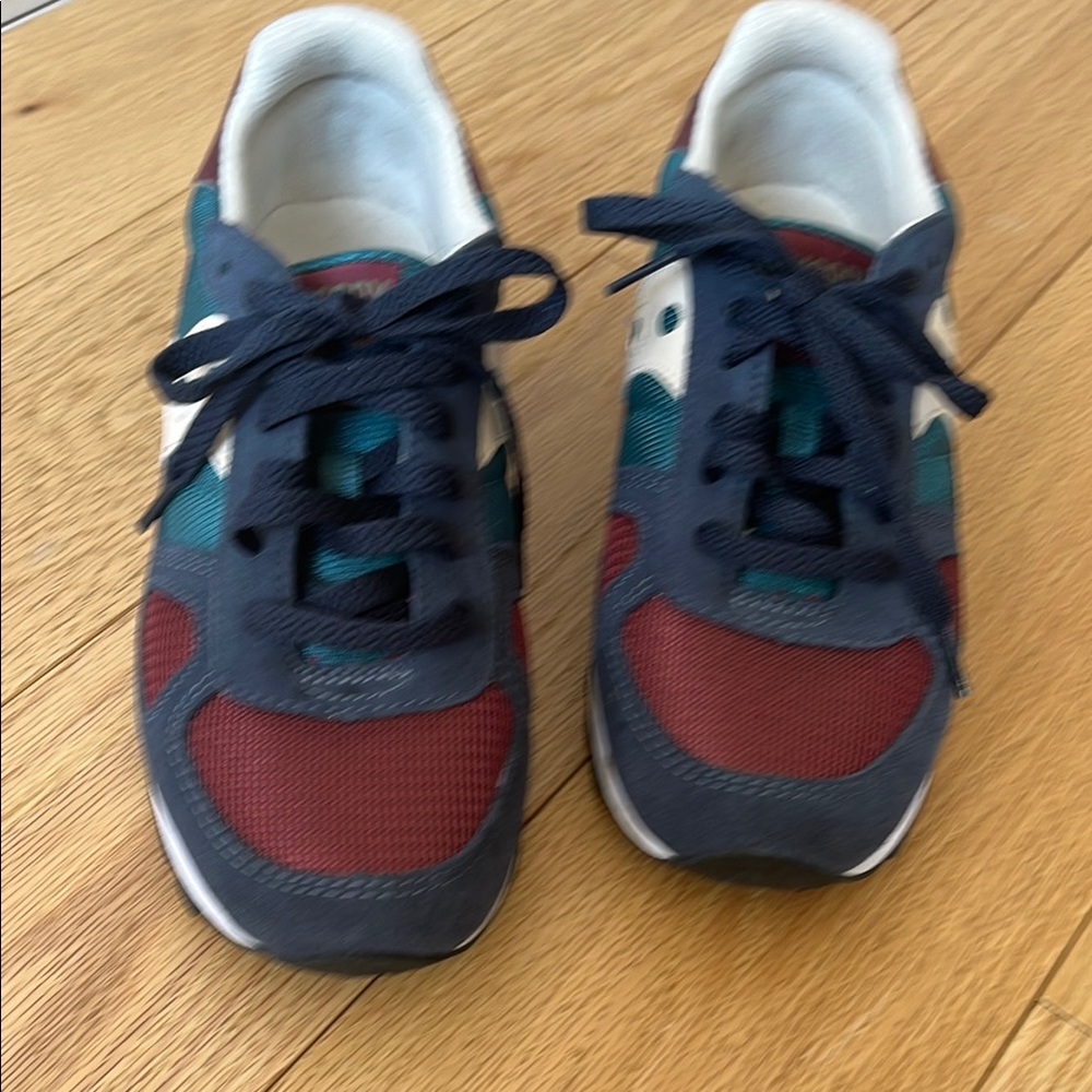 Saucony Men's Athletic Shoes - Red, Blue, and White